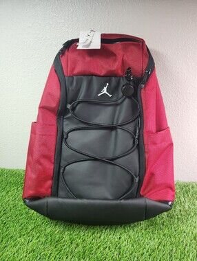 Air Jordan Unixes Sport Backpack Red Black White MA0945-R78 (32.9L)  NWT